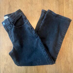 Madewell Perfect Vintage Wide Leg Jean, Black, Size 26P (26' Waist, Petite)